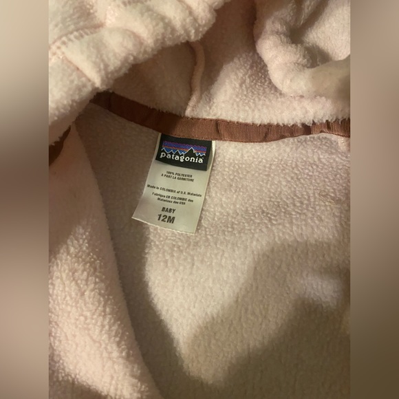 Light pink Patagonia fleece bunting 12months - Picture 4 of 6